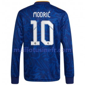 Maillot de Foot Real Madrid Luka Modrić 10 Extérieur 2021-22 Manches Longues